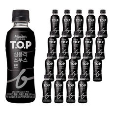 Maxim 麥心 T.O.P Simply Smooth瓶裝黑咖啡, 240ml, 20瓶