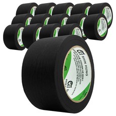 Shin Hung 遮蔽膠帶 黑色 48mm x 40m, 15個