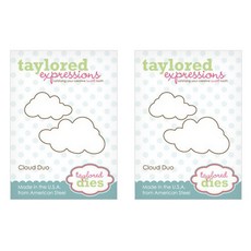 Studio J Die雲朵雙Die包裝用品 2入, 1套