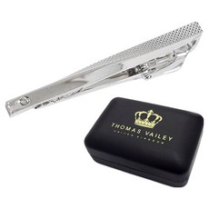 THOMAS VAILEY 麻花領帶夾 5.3cm