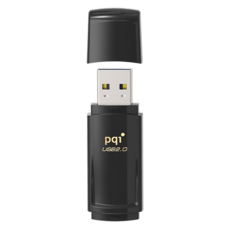 pqi 勁永 USB2.0 隨身碟 U175L 黑色輕巧設計, 8GB, 1個
