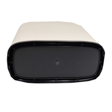 雙層按壓垃圾桶, 黑蓋 + 白色, 1個