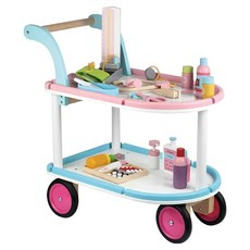 CHING-CHING 親親 救護推車, 木製玩具組, 1個, 粉紅色