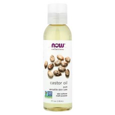 NOW Foods 純蓖麻保濕油, 118ml, 1瓶