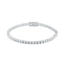 로이드 화이트 타임리스 3mm 베이직 테니스 팔찌 17cm + 쇼핑백 + 메세지카드