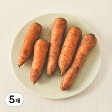 국내산 친환경 흙당근(소), 500g, 5개