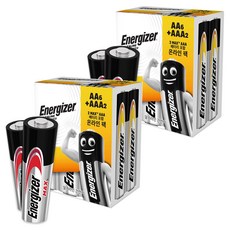 Energizer 勁量 勁量 鹼性電池 Power AA 6入 + Max AAA 2入, 2套