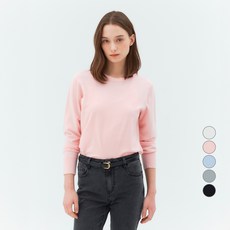 Mind Bridge 女士基本款圓領針織衫 MYKT02C1
