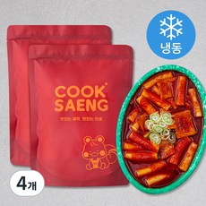 쿡생 국물떡볶이 (냉동), 520g, 4개