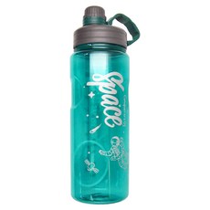 防摔運動太空水壺, 藍色綠色隨機出貨, 2L, 1個