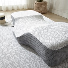 Kuluzam 3D記憶泡沫頸枕, 冷灰色, 1入