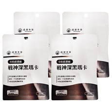 達摩本草 戰神深黑瑪卡, 0.6g, 30顆, 4包