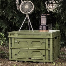 ROTICAMP N FOLD 後車廂摺疊露營箱, 1個, 卡其色, 1層