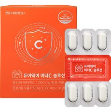 Geongang Deoham 維生素C+鈣錠, 30顆, 1個