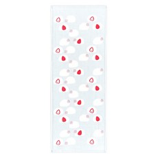 imabari towel 今治認證速乾紗布毛巾 草莓 100%棉 34x90公分, 1條