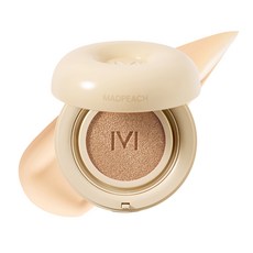 MAD PEACH 絲絨霧面氣墊粉餅 13g, 23 Medium Beige, 1個