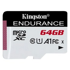 Kingston 金士頓 microSDXC Endurance 95R/30W C10 A1 UHS-I Card Only SDCE, 64GB, 1個