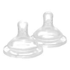 Betta 寬口專用 仿母乳食感圓孔替換奶瓶用奶嘴 Brain Set M 2入