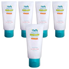 TONKY 兒童髮蠟軟型, 12個月以上適用, 輕鬆去除, 乳液般柔軟味道, 清新可人, 100ml, 5條