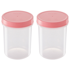 ROICHEN 優格日專用發酵容器, 2個, 粉紅色