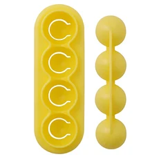 Arnest 創意料理小物, 湯圓造型可愛飯模 黃色, 1個