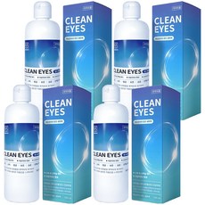 깨끗한아이 렌즈 세정액, 500ml, 4개