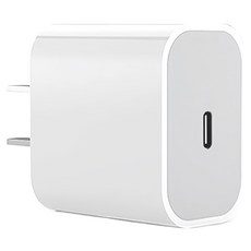 ANTIAN iPhone16/15/14 20W PD快充充電器 iphone 蘋果豆腐頭 USB-C/Type-C充電頭, 1個, 單一顏色