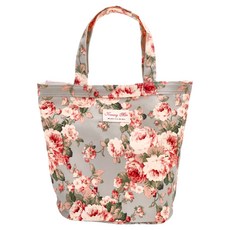 bebehome 英倫風手提防水袋 底部網狀無保溫, 春天繁花, 1個