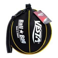 VESTA 單顆球袋, 1個, 黑色 + 黃色