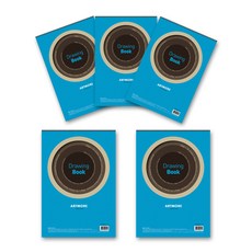 아트모아 미술용 스케치북 170g 랜덤 발송, 8절, 5개