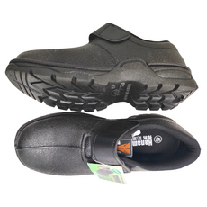 Hanama 悍馬 一體成形鋼頭防潮鞋 T型排水紋