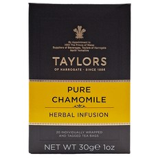 TAYLORS 泰勒茶 清新洋甘菊茶 無咖啡因 德國原產, 1.5g, 20包, 1盒