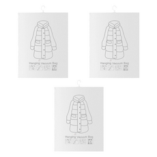 Infolab研究所 冬季衣物整理 掛式壓縮袋 Type1