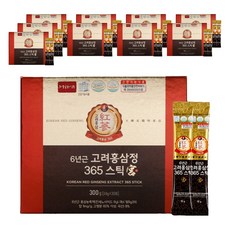 Jungwonsam 6年產高麗紅蔘精 30條入+提袋, 300g, 10盒