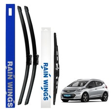 RAIN WINGS 電動 LT 豪華 Premier 油電混合雨刷 前 + 後 雨刷組, Chevrolet Bolt EV 17年~