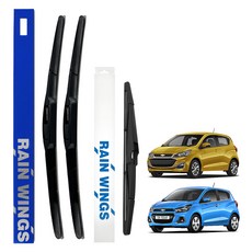 RAIN WINGS 油電混合 RV and SUV 車輛 前+後 雨刷組, The Next Spark 2015年款~2018年款, The New Spark 2018年款~至今