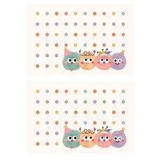 軟珪藻土地墊, 毛球 右下點格, 2個