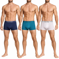 Calvin Klein 凱文克萊 underwear Microfiber Stretch 絲質合身四角平口內褲3件組 NB4409-310