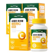 INNERLAB 維他命C 500咀嚼錠 120g, 60顆, 3罐