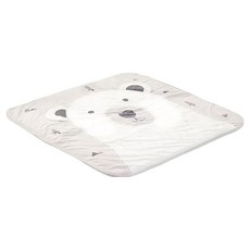 BELLE VIE 兒童鋪蓋兩用午睡墊/四季被 - 100%純棉面料 多用途 四季好用, 大白熊