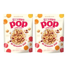 Market O NATURE Pop格蘭諾拉麥片 蔓越莓杏仁口味, 370g, 2包