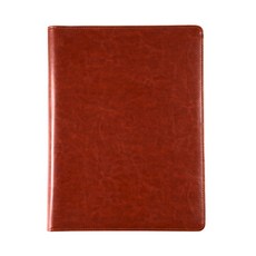 aryko 多功能商務皮革文件板+筆記本組, 棕色（剪貼板）, 1套