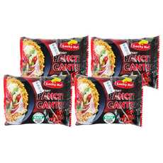 Lucky Me EXTRA HOT 炒麵 特辣 60g, 4包