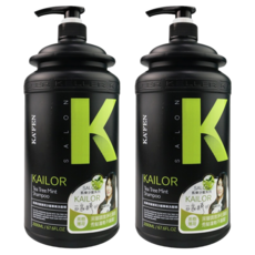 KA'FEN 卡氛 凱樂沙龍專業洗髮精 茶樹薄荷, 2L, 2瓶