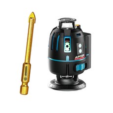 주피터 6D 미니 레이저 레벨기+종원 타일 기리, 1개