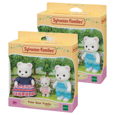 EPOCH Sylvanian Families 森林家族 北極熊家族人物5396, 2個