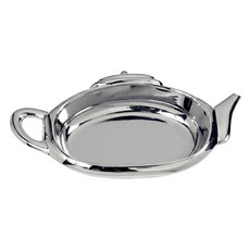 bargogo 巴果果 茶包盤 SSET-08, 1個, 銀色