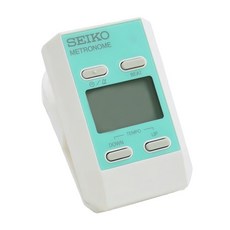 Seiko 精工 DM51GE 夾式數位節拍器 清晰響亮聲音 輕巧設計, 青檸綠, 1個