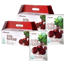 FND건강한오늘 유기농 레드비트즙 30p, 2.4L, 2개