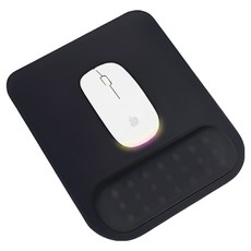 Fixmall 護腕緩衝滑鼠墊, 黑色, 1個